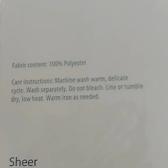 Mainstay Sheer Window Panels - Picture 6 of 7